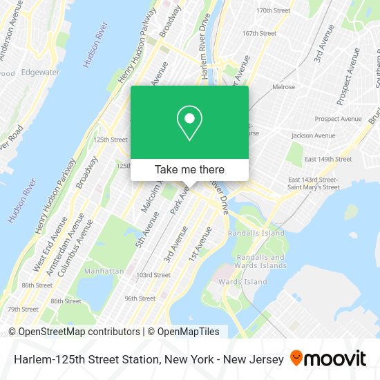 How to get to Harlem125th Street Station in Manhattan by subway, train or bus?