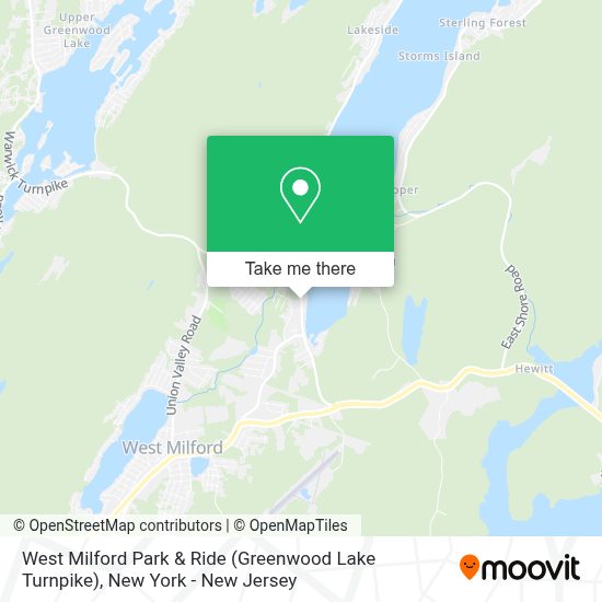 How to get to West Milford Park & Ride (Greenwood Lake Turnpike) in West Milford, Nj by bus