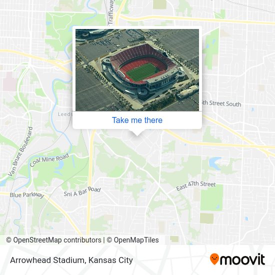 How to get to Arrowhead Stadium in Kansas City by bus?