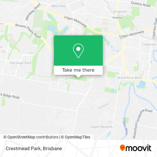 How to get to Crestmead Park by Bus or Train?