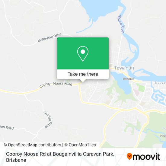 How to get to Cooroy Noosa Rd at Bougainvillia Caravan Park in Tewantin