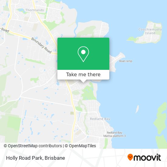 How to get to Holly Road Park in Victoria Point by Bus or Ferry?