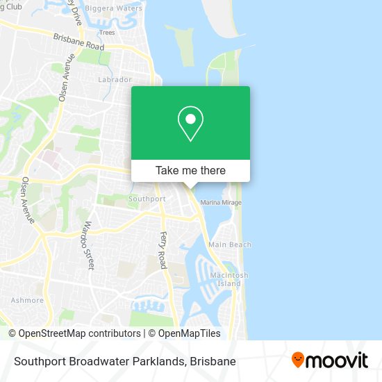 How to get to Southport Broadwater Parklands by Bus or Light rail?