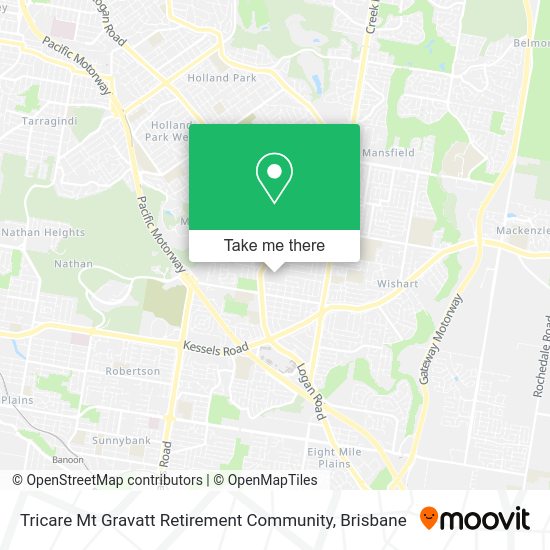 How to get to Tricare Mt Gravatt Retirement Community in Upper Mount