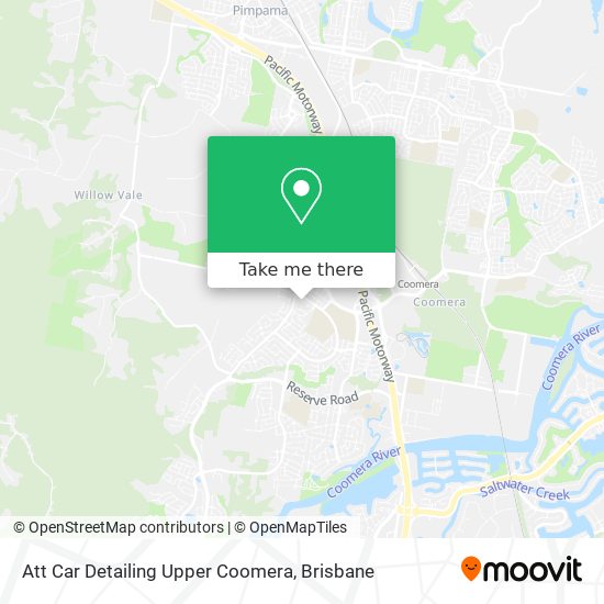 How to get to Att Car Detailing Upper Coomera in Brisbane by Bus, Train