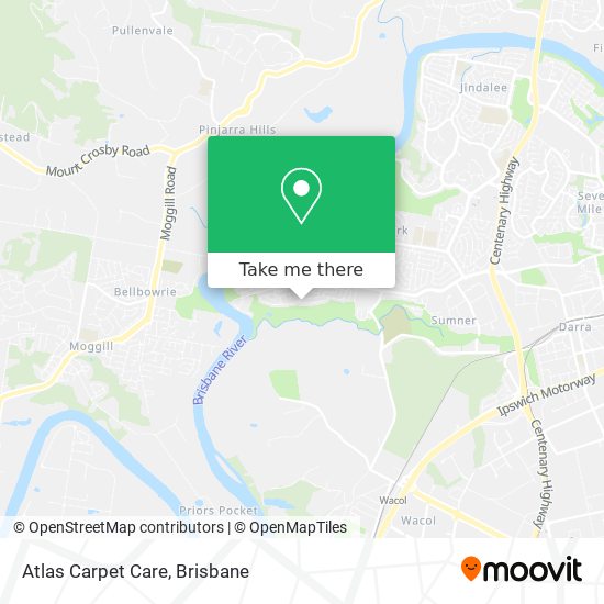 How to get to Atlas Carpet Care in Riverhills by Bus or Train?