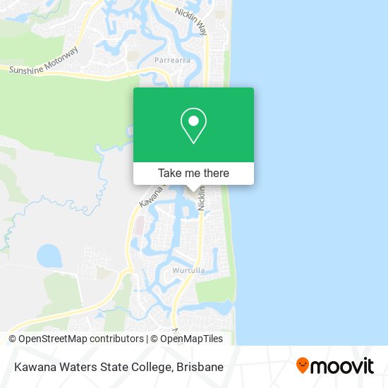 How to get to Kawana Waters State College in Warana by Bus?
