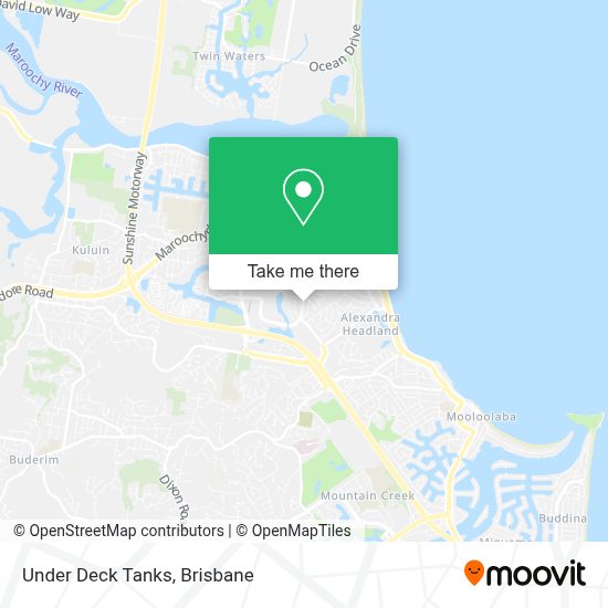 How to get to Under Deck Tanks in Maroochydore by Bus or Train?