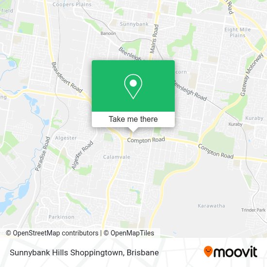 How to get to Sunnybank Hills Shoppingtown by bus or train?