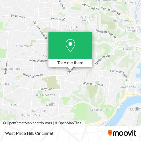 How to get to West Price Hill in Cincinnati by Bus?