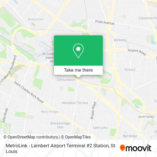 How to get to MetroLink Lambert Airport Terminal 2 Station in St