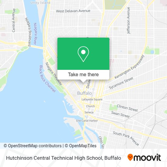 ¿Cómo llegar a Hutchinson Central Technical High School en Buffalo en