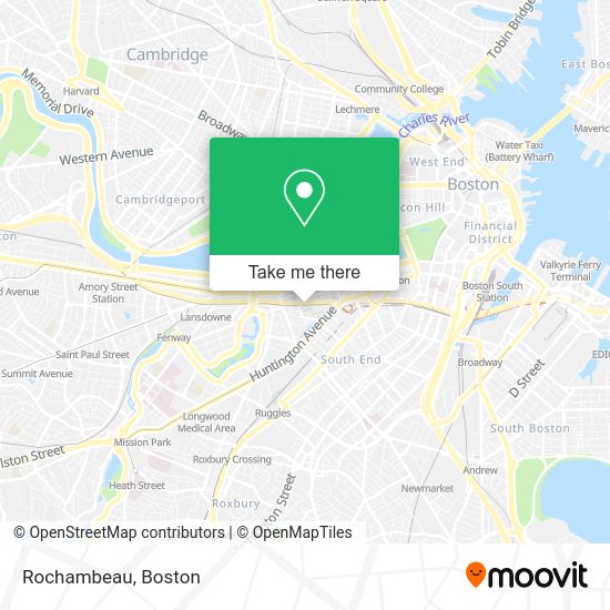 How to get to Rochambeau in Boston by bus, subway or train?