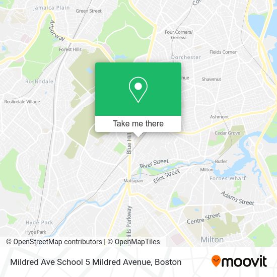 How to get to Mildred Ave School 5 Mildred Avenue in Boston by subway