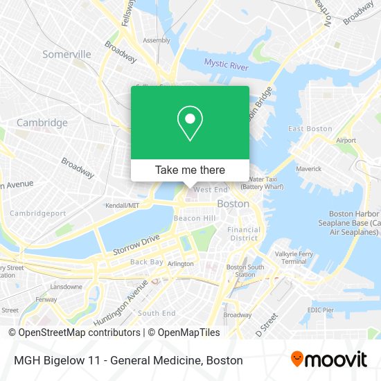 How to get to MGH Bigelow 11 General Medicine in Boston by subway