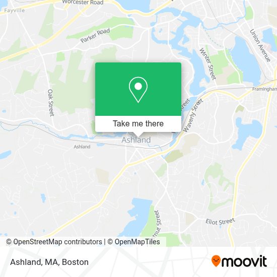 Town Of Ashland Ma Map