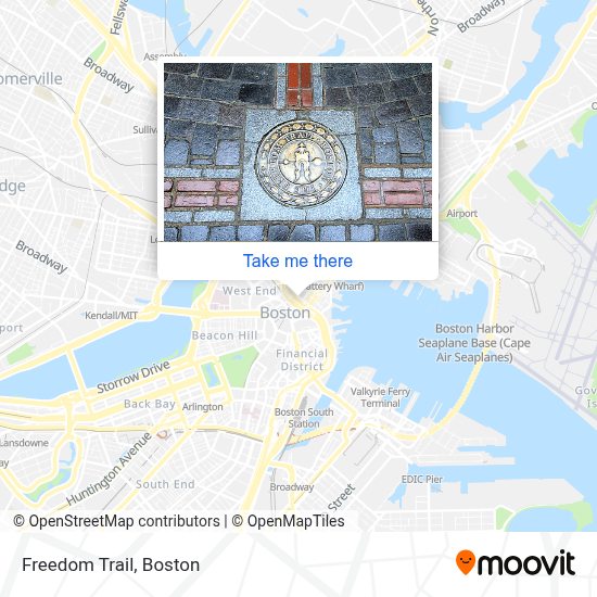 Freedom Trail Map Printable