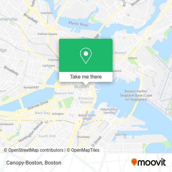 How to get to CanopyBoston by bus, subway or train?