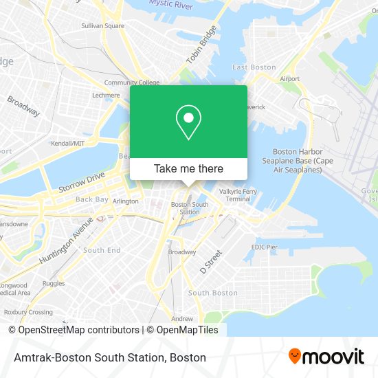 How to get to AmtrakBoston South Station by bus, subway or train?