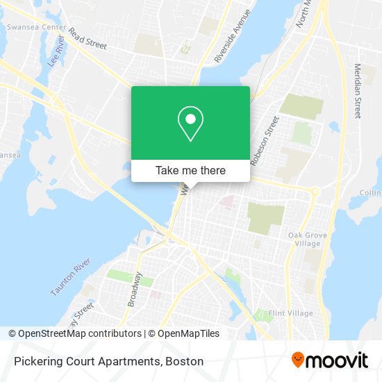 How to get to Pickering Court Apartments in Fall River by Bus?