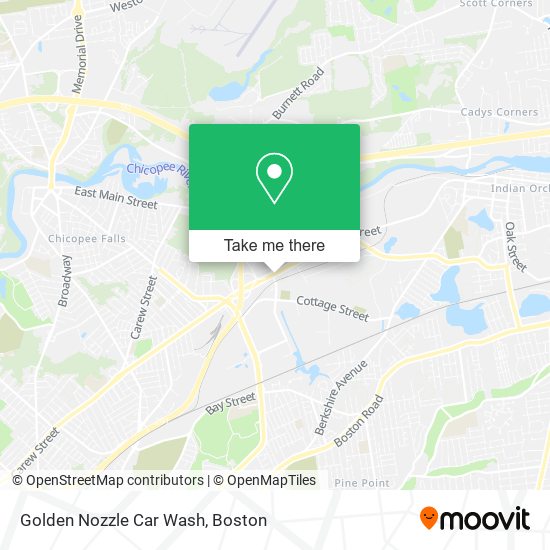¿Cómo llegar a Golden Nozzle Car Wash en Boston en autobús?
