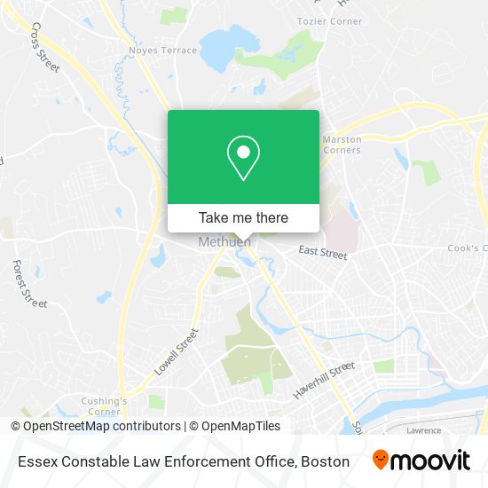 ¿Cómo llegar a Essex Constable Law Enforcement Office en Methuen Town