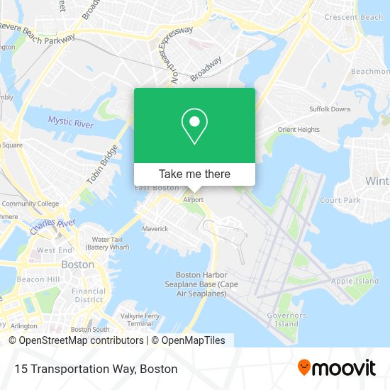 How to get to 15 Transportation Way in Boston by subway or bus?