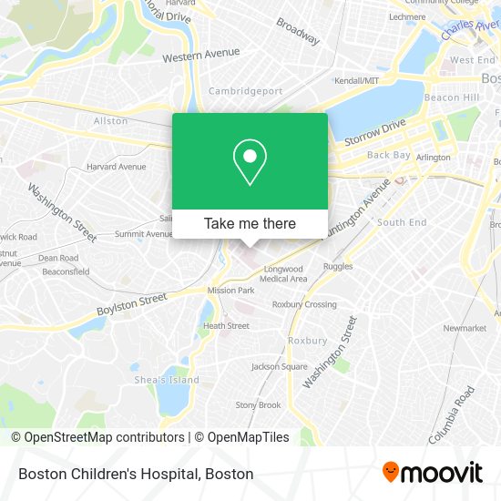 How to get to Boston Children's Hospital by bus, subway or train?