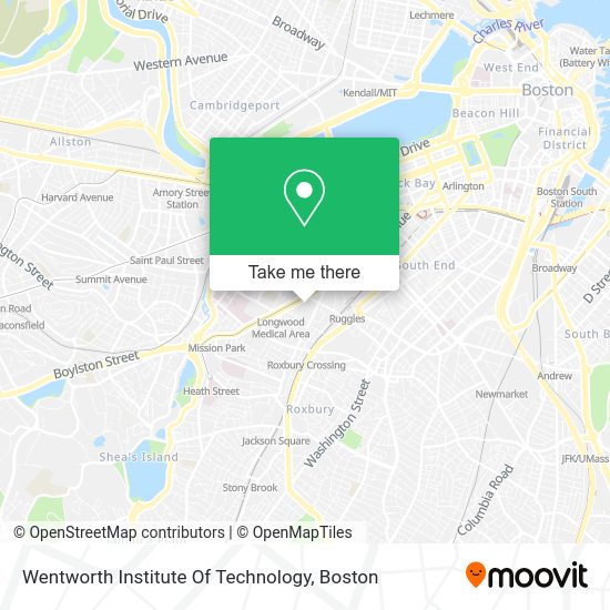 How to get to Wentworth Institute Of Technology in Boston by subway