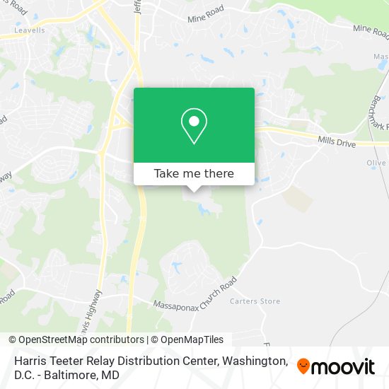 How to get to Harris Teeter Relay Distribution Center in Washington, D