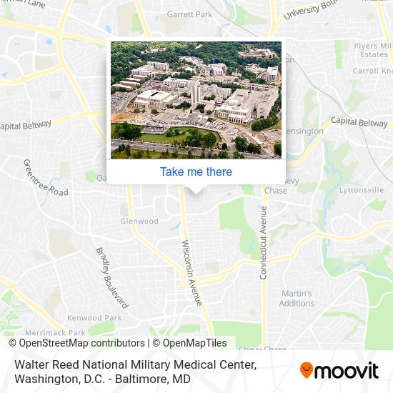 How to get to Walter Reed National Military Medical Center in