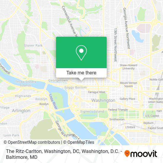 Ritz Carlton Location World Map