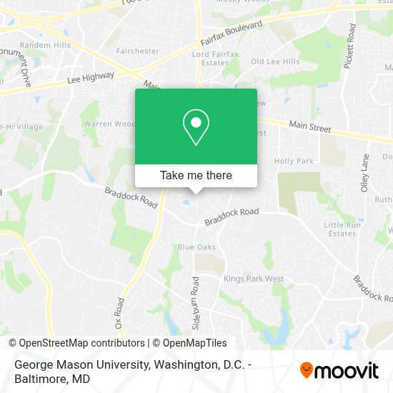 Mason Campus Map