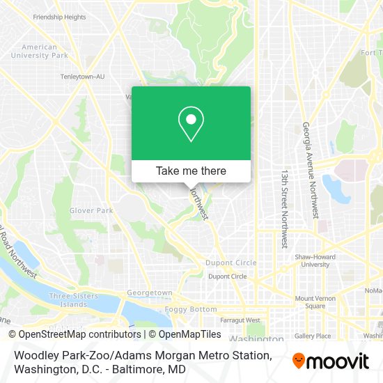 How to get to Woodley ParkZoo / Adams Metro Station in