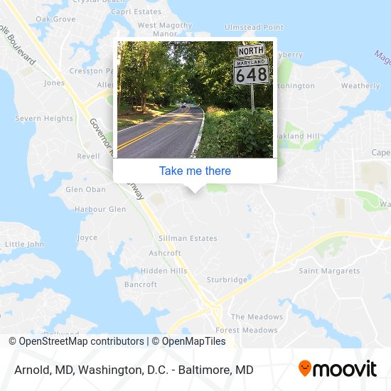How to get to Arnold, MD in Anne Arundel County by bus?