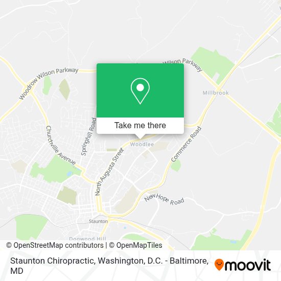 How to get to Staunton Chiropractic by Bus or Train?