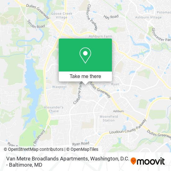 ¿Cómo llegar a Van Metre Broadlands Apartments en Loudoun County en