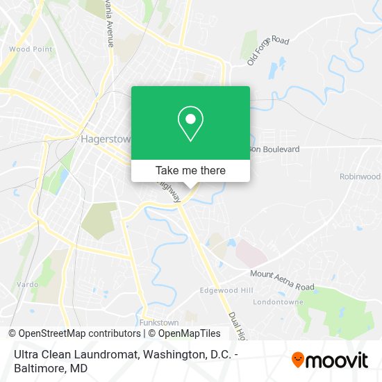 ¿Cómo llegar a Ultra Clean Laundromat en Hagerstown en Autobús?