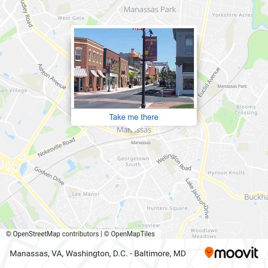 How to get to Manassas, VA by bus, metro or train?