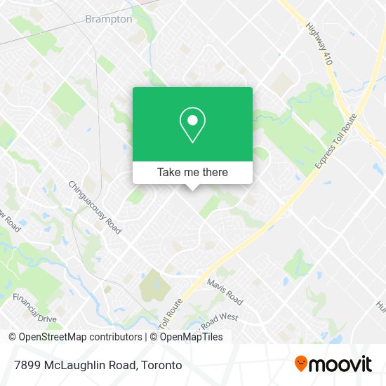 How to get to 7899 McLaughlin Road in Brampton by bus?