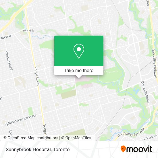 How to get to Sunnybrook Hospital in Toronto by bus or subway?