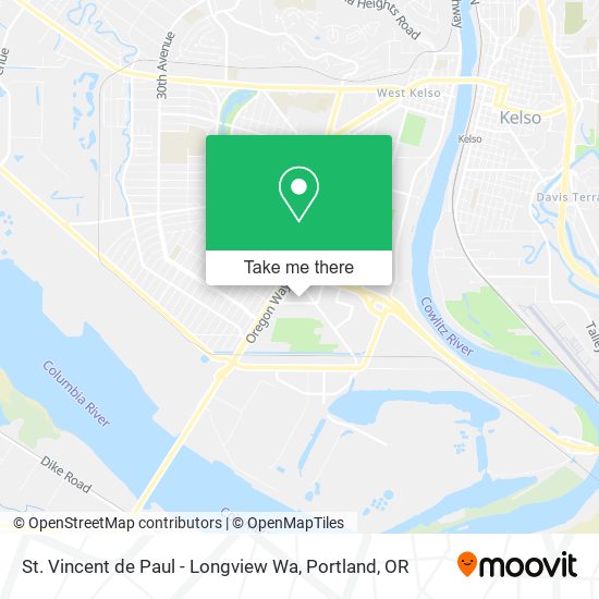 ¿Cómo llegar a St. Vincent de Paul Longview Wa en Portland, OR en