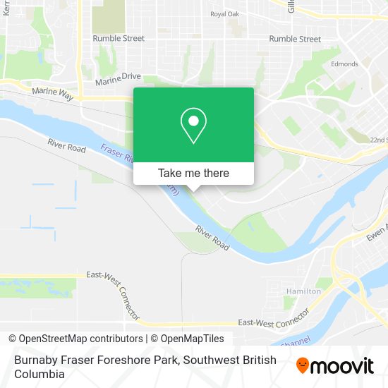 How to get to Burnaby Fraser Foreshore Park by bus or SkyTrain?