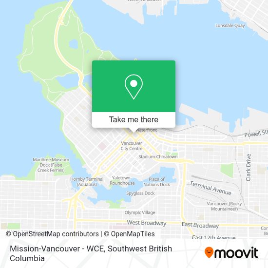 How to get to MissionVancouver WCE by bus or SkyTrain?