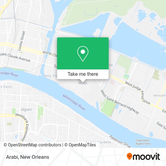 How to get to Arabi by Bus or Streetcar?