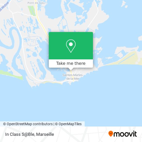 How to get to In Class SBle in SaintesMariesDeLaMer by Bus?