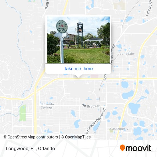 How to get to Longwood, FL by bus or train?