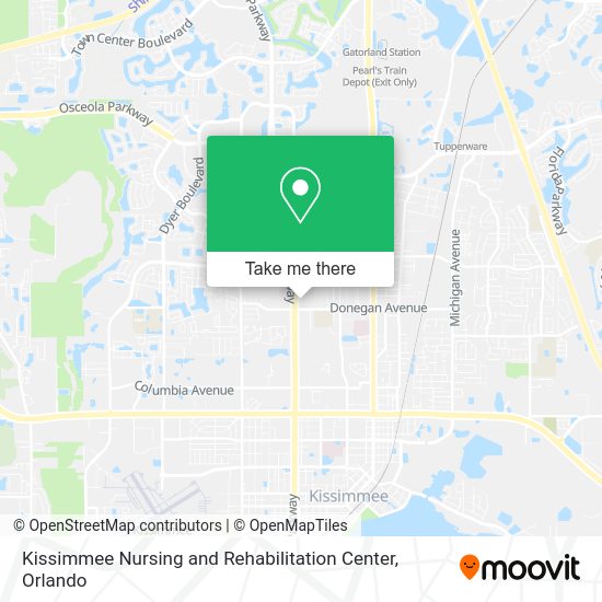 How to get to Kissimmee Nursing and Rehabilitation Center by bus?