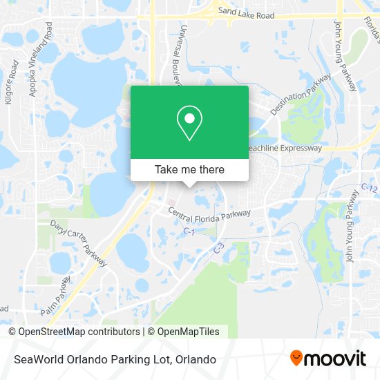 How to get to SeaWorld Orlando Parking Lot in Orlando by bus?