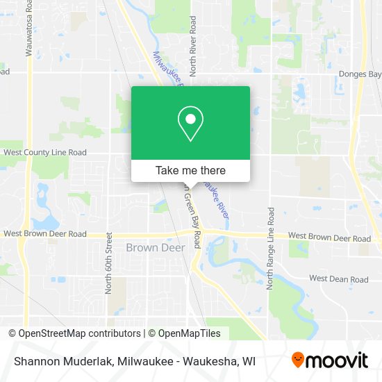 How to get to Shannon Muderlak in Brown Deer by bus?